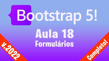 Curso de Bootstrap 5 :: Aula 18 :: Formulários
