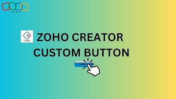 Creating custom button in zoho creator app