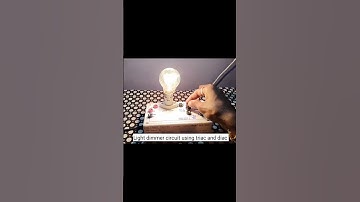 Light dimmer circuit using triac and diac