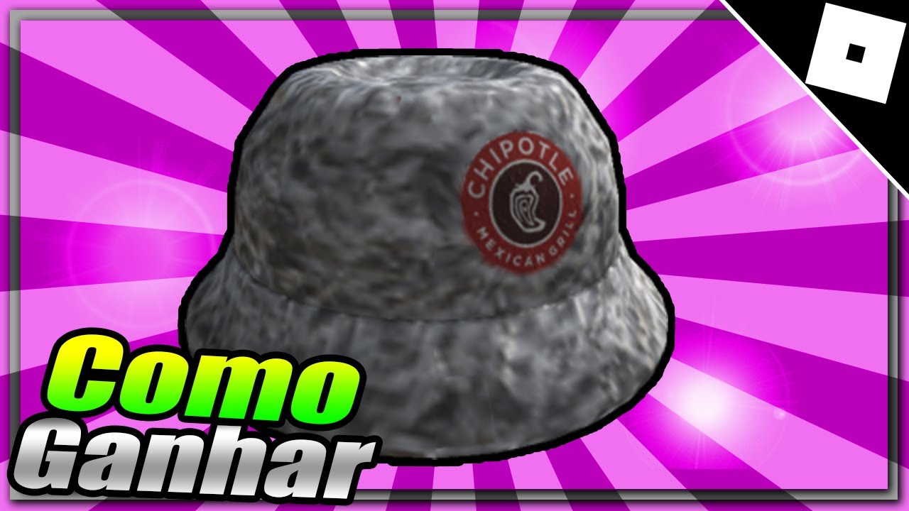 101 Fácil Como Ganhar o item [Chipotle Foil Bucket Hat] Roblox Evento