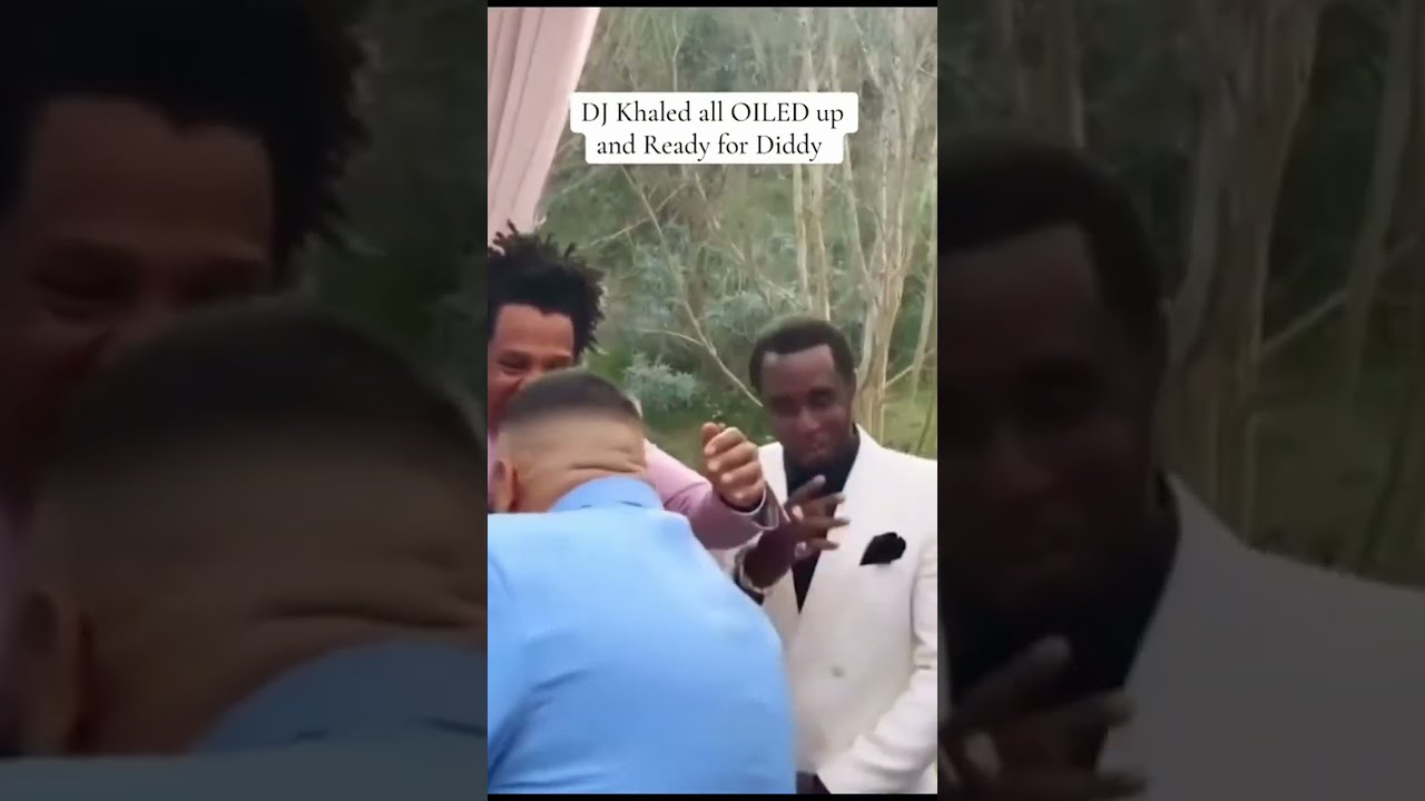P Diddy Licking His Lips Ready To Embrace Dj Khaled With Jay Z