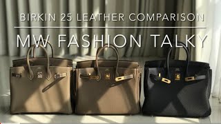 BIRKIN 25 LEATHER COMPARISON - MW FASHION TALKY screenshot 3