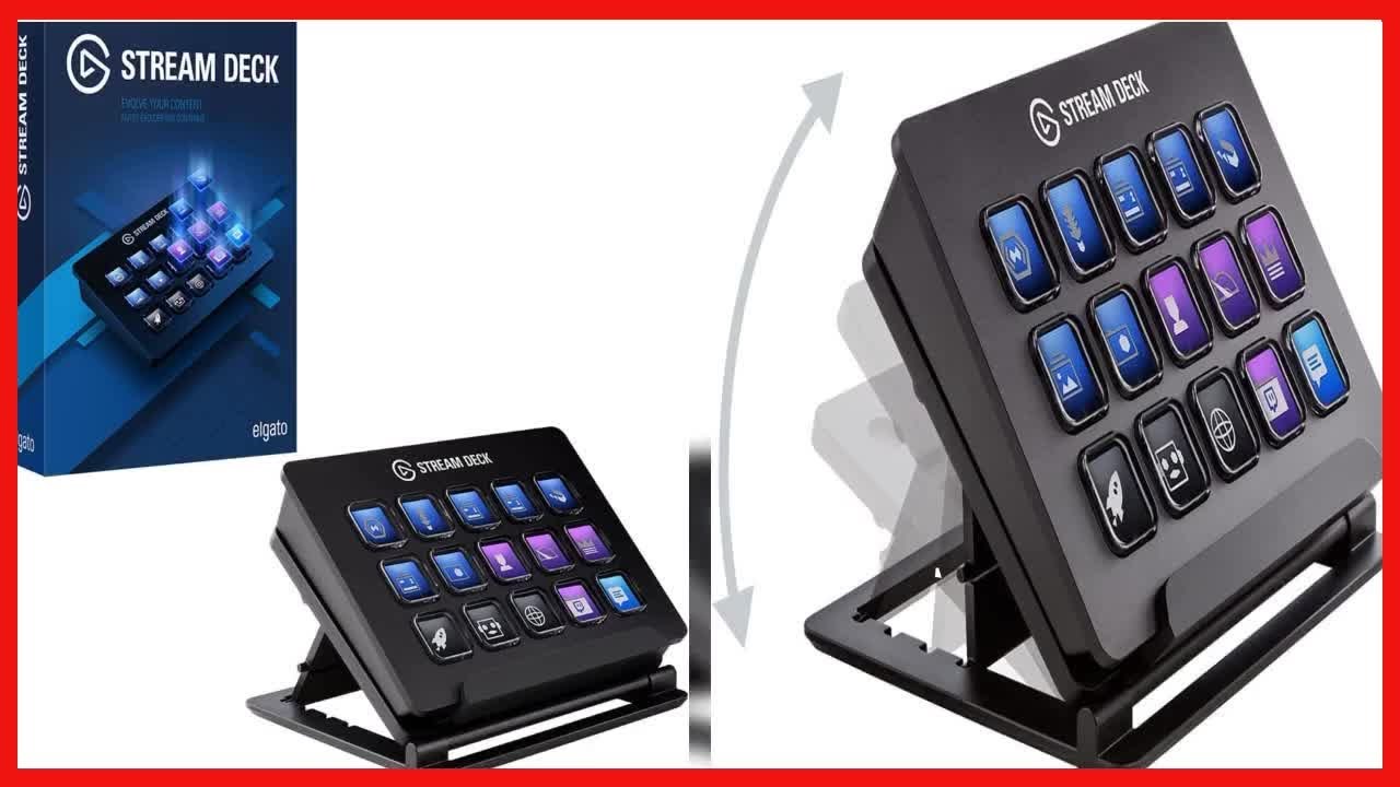 Elgato Stream Deck ?カスタム可能な 15個のLCDキー付き ライブコンテンツ作成コントローラ  (正規代理店品、1年間メーカー保証付) dwos6rj Elgato Stream Deck – Custom A 15 Pack of LCD Key with Live