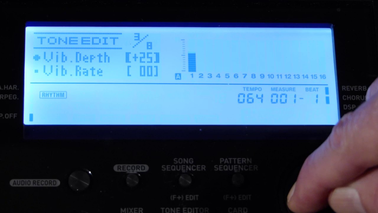 Casio U.S.A WK 7600/CTK7200 Tutorial 4 - Tone Editing