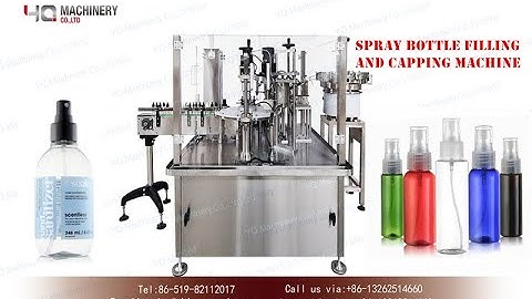 30ml spray bottle filling line for alcohol hand sanitizer gel|rotary piston filler and capper