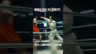 Muay Thai vs. Karate 1974 Showdown: Nongkhai vs. Monoe