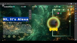 My first portfolio project .Starting My Coding Journey 🚀 | Beginner Portfolio Website #HTML #CSS&quot;