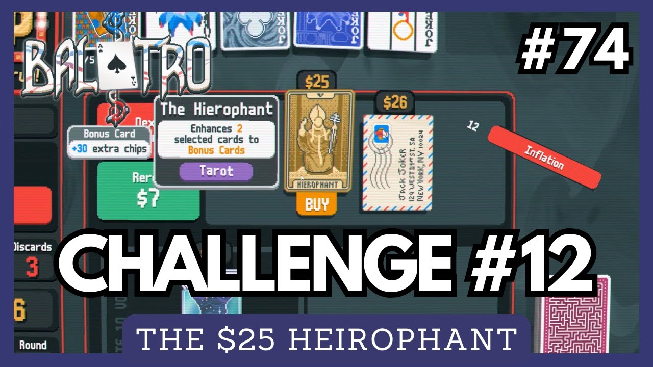 Is 25 For A Heirophant Worth It Balatro Challenge 12 Again 74 Is 25 For A Heirophant Worth It Balatro Challenge 12 Again 74