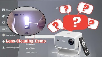 ❓#FAQ |  Gimbal N6 Projector: Lens Cleaning Demo