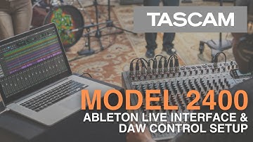 Model 2400 Ableton Live Interface and DAW Control Setup