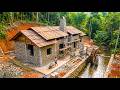 TIMELAPSE - Building a Kitchen for a Young Man's Villa with Primitive Materials