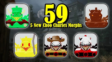 Update 59 | How to get ALL 5 New CHOO CHOO CHARLES Morphs! [ Roblox ]