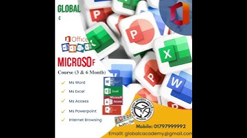 Microsoft Office 3 & 6 Month Advance Course (Office, Excel, Access, Power Point, Internet Browsing)