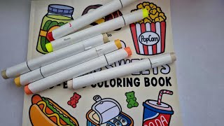 ASMR Colour with me 🌈 relaxing asmr coloring for sleep no talking paper & marker sounds