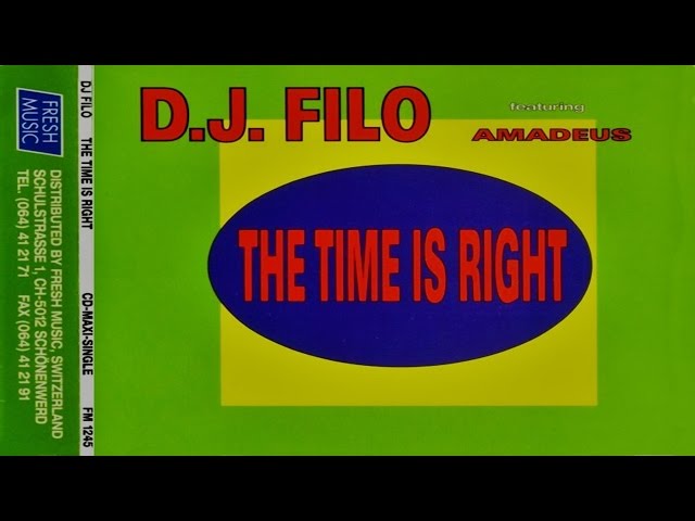 D.J. Filo feat. Amadeus - The Time Is Right