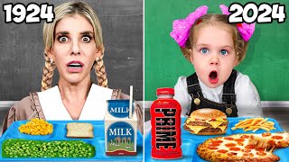 Eating 100 Years of School Lunches with Daughter by Rebecca Zamolo 4,710,140 views 2 months ago 27 minutes