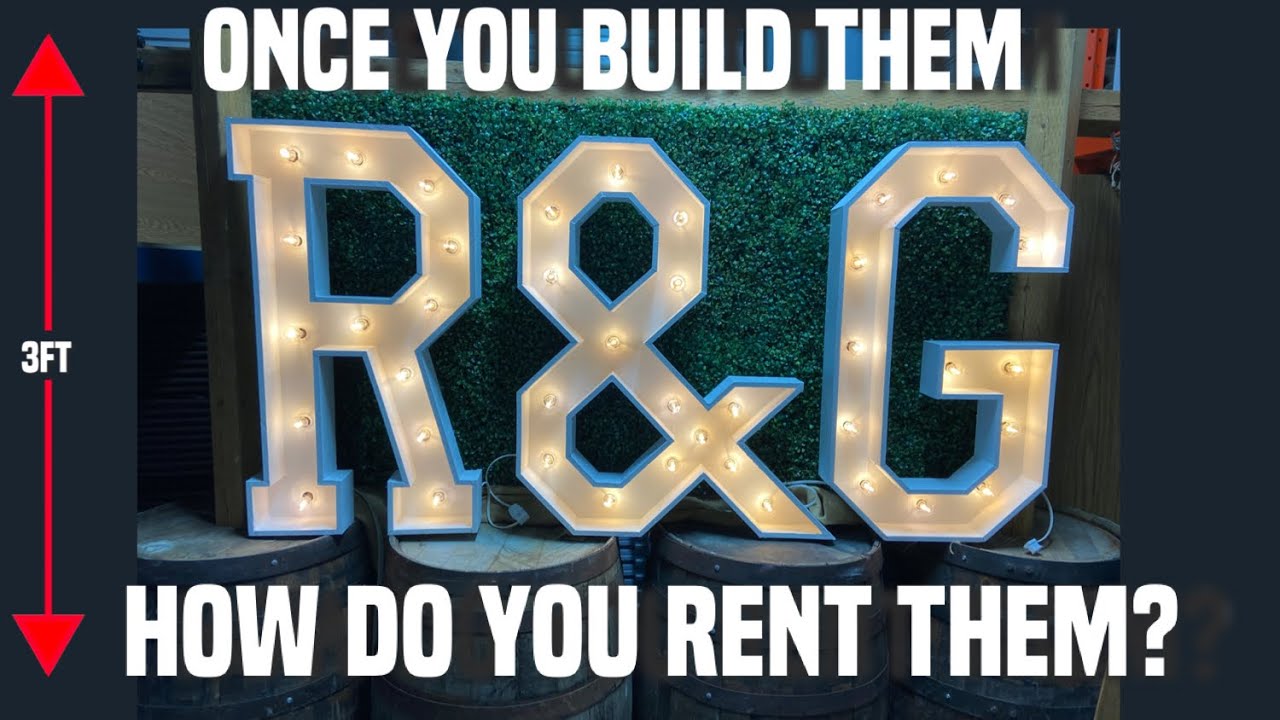 Как начать сдавать в аренду свой бизнес по производству светящихся букв алфавита [Моя маркетингов...
