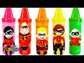 The Incredibles Colorful Crayons with Color Change Baby Jack Jack