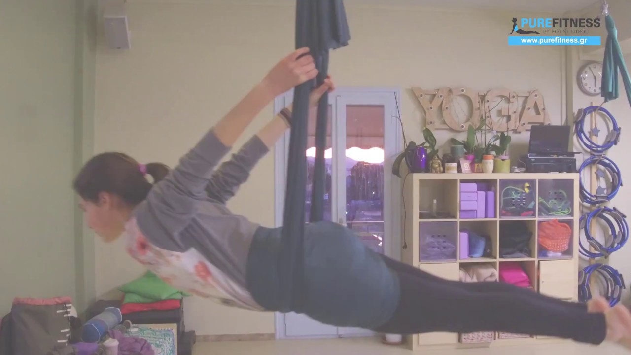 Kids Aerial Yoga in Aegina Greece