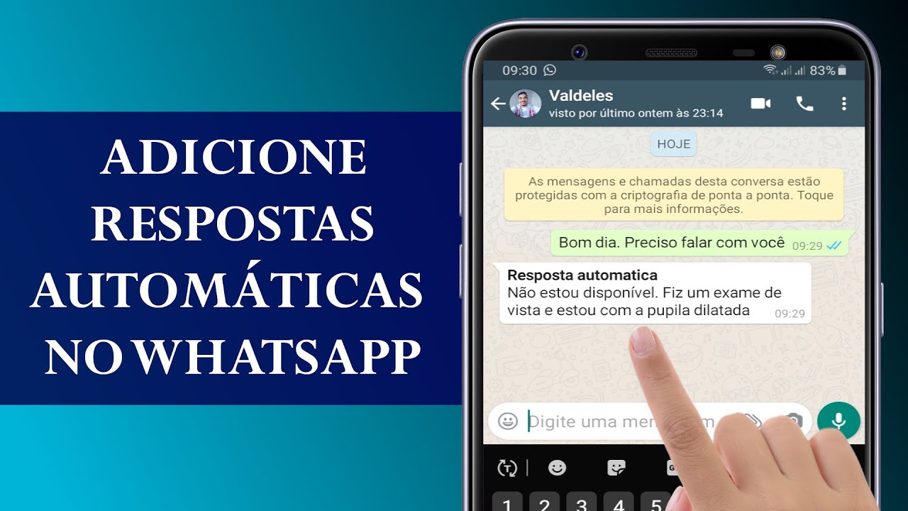 Novo recurso para o Whatsapp - Resposta automática - YouTube