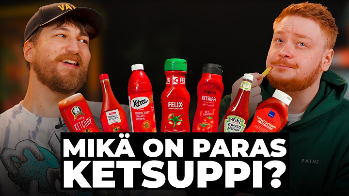 Suuri ketsuppi sokkotesti!