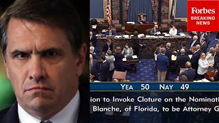 Watch The Moment The Senate Voted To Confirm Todd Blanche As Attorney General After Nail-Biter Vote