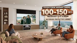 Hidden UST Projector Cabinet Setup | Transform Your Living Room Into a Cinema 🎬