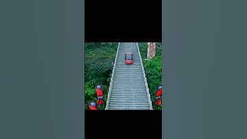 Range rover climbing stairs|Land rover|Dragon challenge#4k#5k#graphics#carlovers#offroad#happyxmas