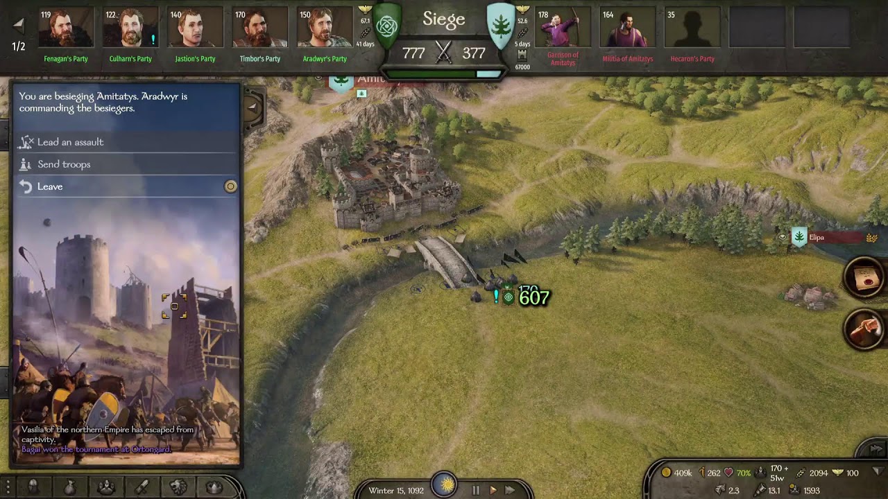 The empire falls to Timbor of The Oaks!