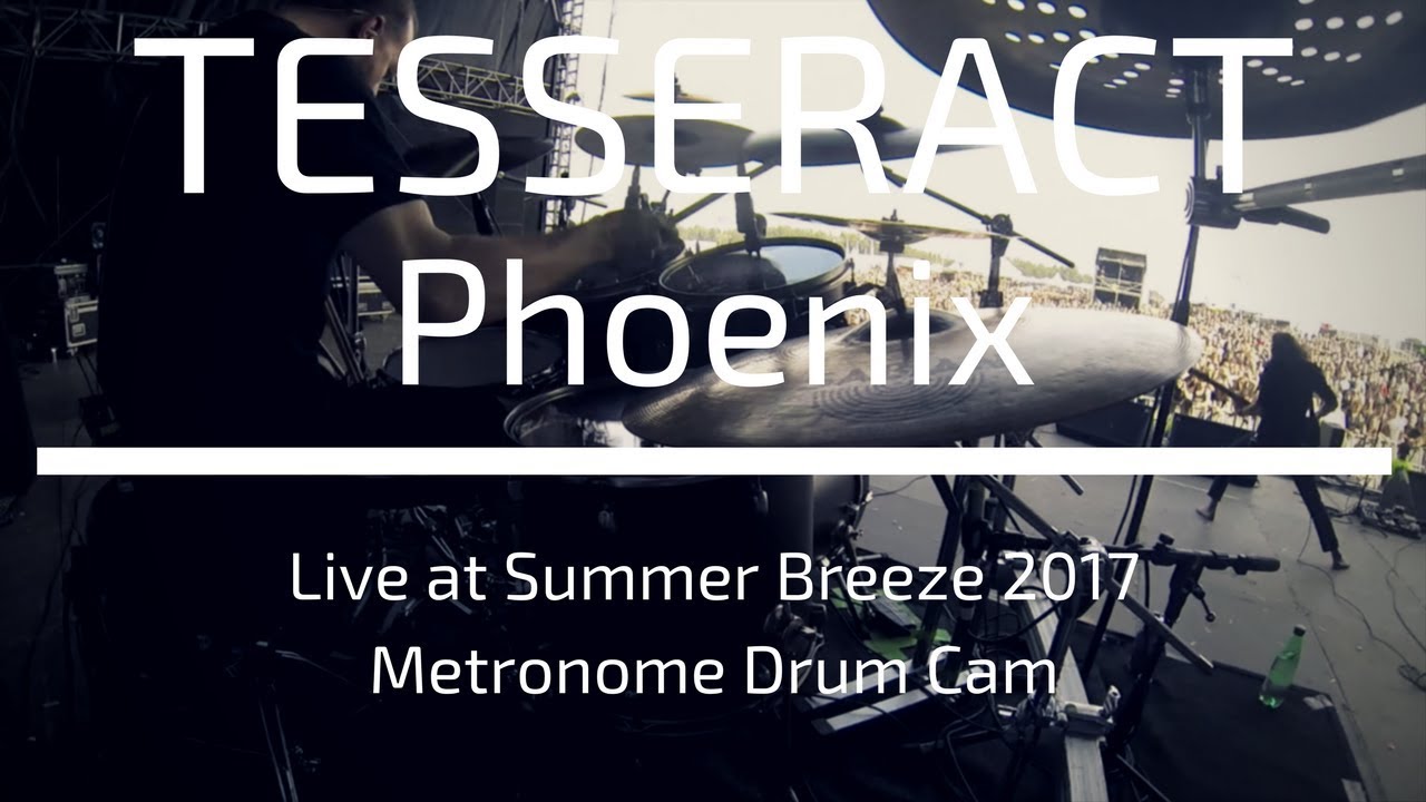 TESSERACT - Phoenix, Live at Summer Breeze 2017 (metronome drum cam)