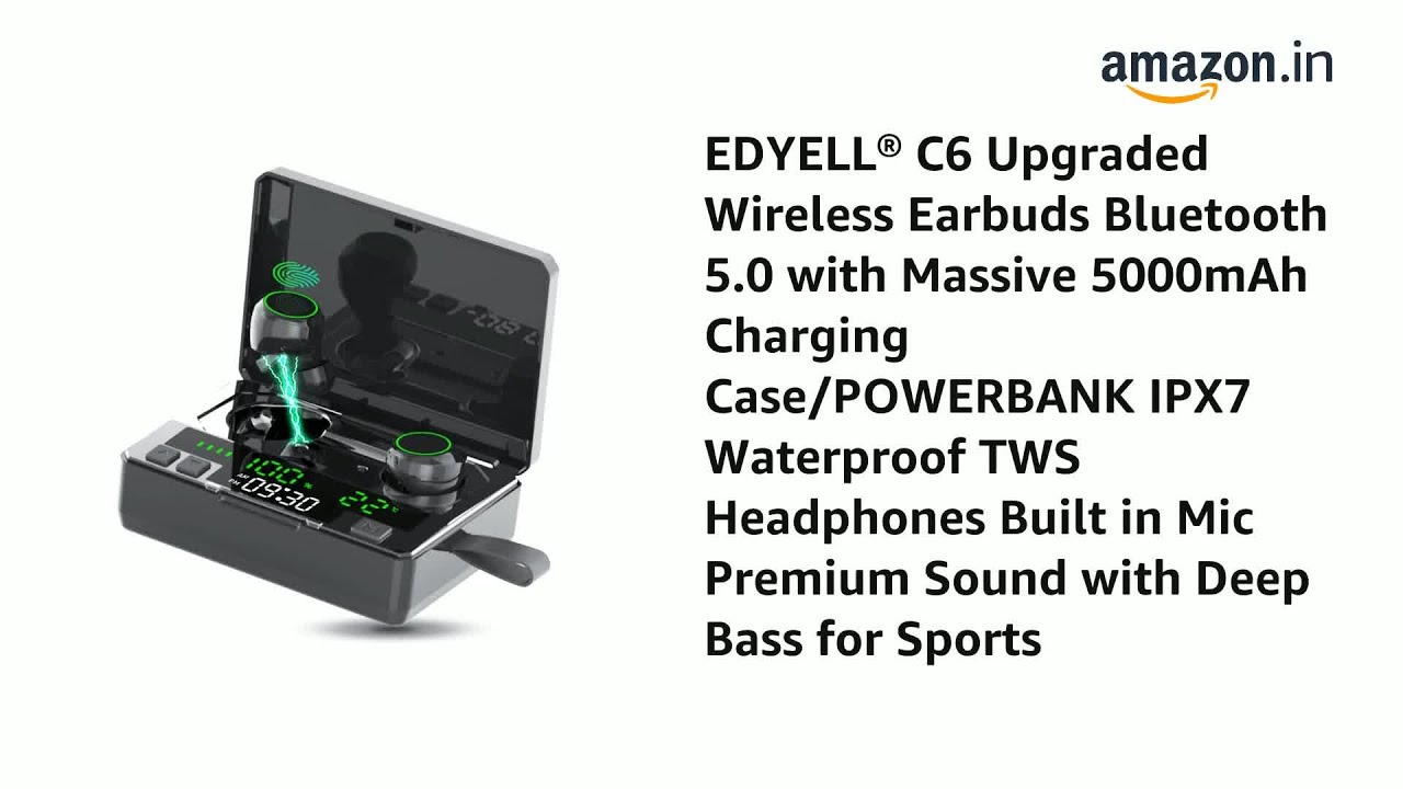 EDYELL C6 UPGRADED TWS REVIEW 