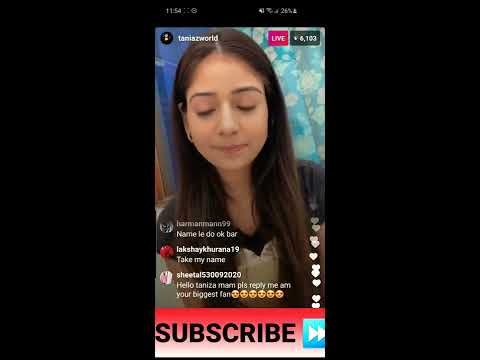 TANIA LIVE ON INSTAGRAM - Q&A WITH FANS