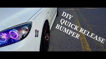 JDM QUICK RELEASE BUMPER CLIPS UNBOXING , INSTALL , REVIEW AKA MAZDA MODS