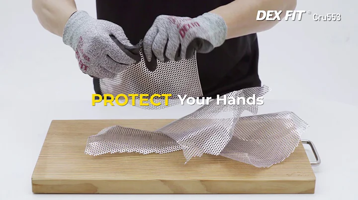 Level 5 Cut Resistant Gloves Cru553