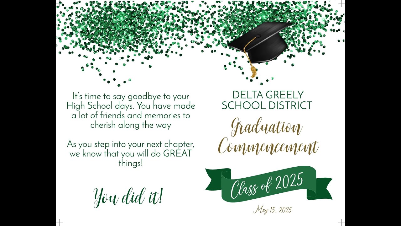 Delta High Graduation 2025 - YouTube