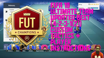 FIFA 19 ULTIMATE TEAM UPDATED BEST (4-2-3-1(2)) CUSTOM TACTICS & PLAYER INSTRUCTIONS