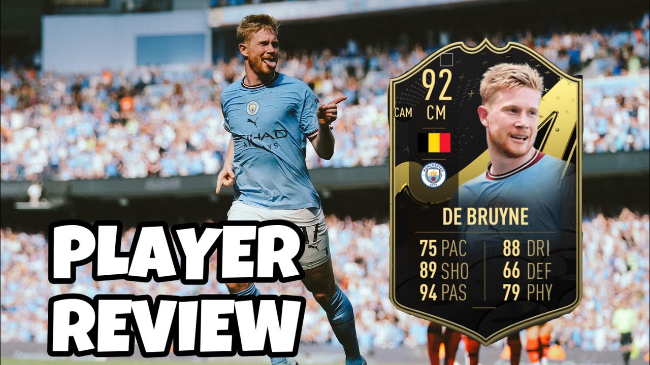 FIFA23 ULTIMATE TEAM TOTW DE BRUYNE PLAYER REVIEW