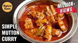 MUTTON CURRY FOR BACHELORS | MUTTON CURRY FOR BEGINNERS | MUTTON GRAVY