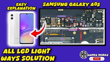 Samsung A05/SM-A055 Display Light iC Problem Solutions,Samsung A05/SM-A055 LCD Light Ways Jumper✅
