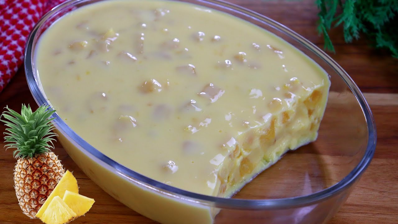 GELADÃO DE ABACAXI TRADICIONAL MUITO FÁCIL