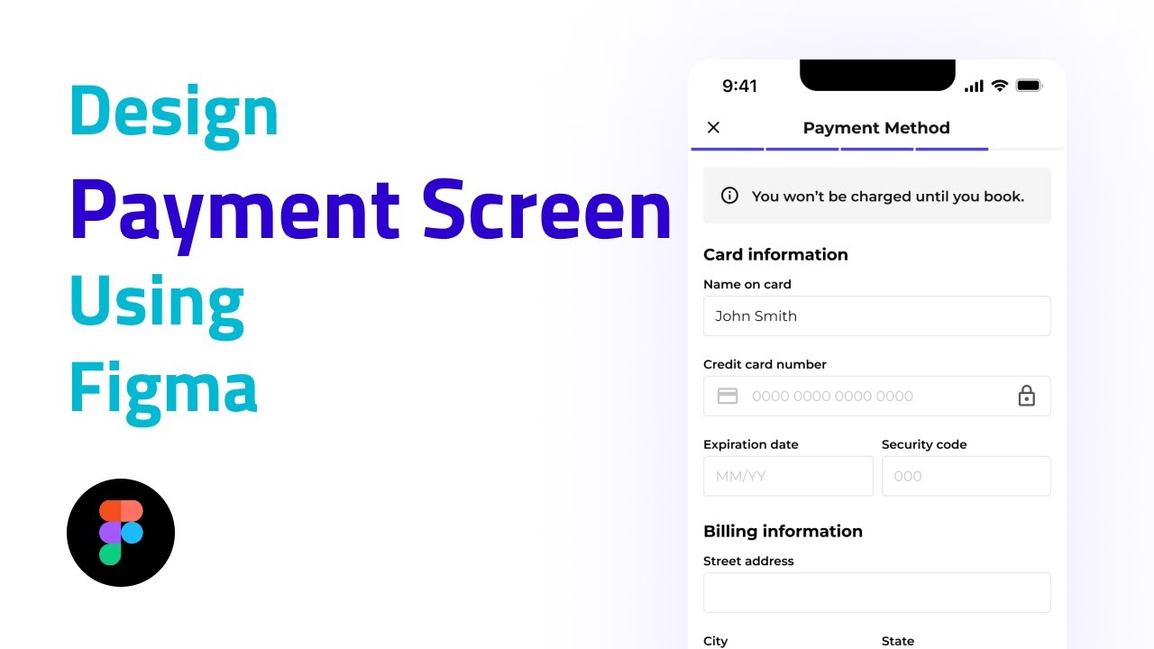 Create Payment Screen UI Design Using Figma YouTube Create Payment Screen UI Design Using Figma YouTube