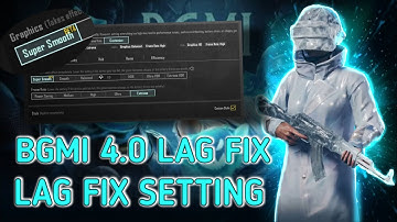 🔥BGMI 4.0 LAG FIX 💥 Ultra Smooth Gameplay on Any Device!