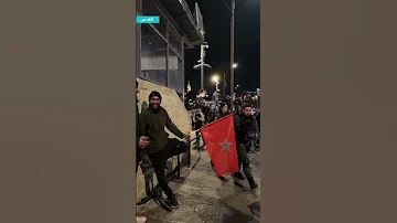 أعلام مغربية في القدس 
