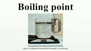 Boiling point