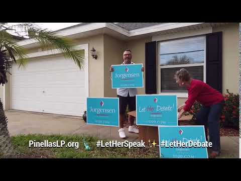 Jo Jorgensen Yard Signs Letherspeak Youtube