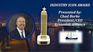 James Griffin, San Jacinto College Accepts, Industry Icon Award, Gulf Coast Industry Forum 2021