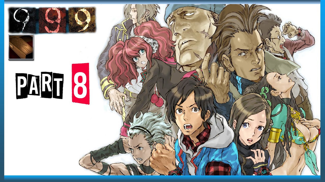 Zero Escape: 999 (Part 8) Junpei the Alpha (Shower Room) - YouTube
