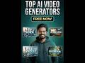 Top AI Video Generators FREE Now | Sora, Veo 3, Kling, Seedream