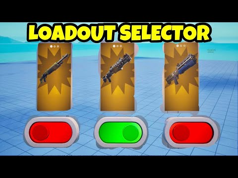 How To Make A LOADOUT SELECTOR In Fortnite Creative 1.0!!! (Tutorial)