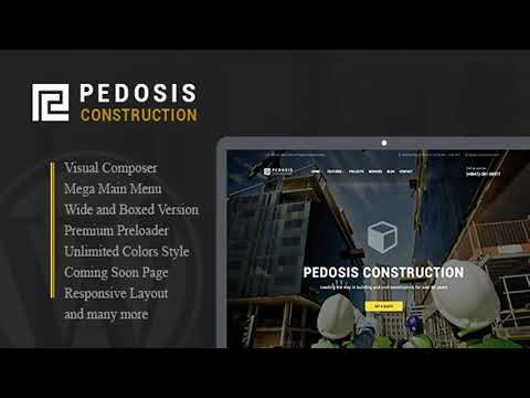 Pedosis - Construction Responsive WordPress Theme | Themeforest Website Templates and Themes